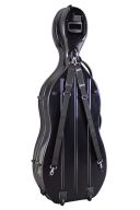 Hidersine Black Fibreglass Cello Case additional images 1 2