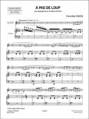 A Pas De Loup Alto Saxophone And Piano (Durand) additional images 1 2
