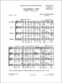Adoro Te 4 Voix Mixtes A Cappella : (Durand) additional images 1 2