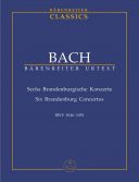Brandenburg Concerto No.1 - 6, complete (BWV 1046-1051) (Urtext).: Study score: (Barenreiter) additional images 1 1