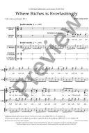 Where Riches is Everlastingly: SATB & percussion additional images 1 2