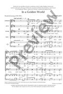 In a Golden World: SATB unaccompanied (OUP) additional images 1 2