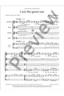 I am the great sun: SATB (with divisions) unaccompanied (OUP) additional images 1 2