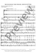 We Plough The Fields, And Scatter: Vocal: Satb & Harp Or Piano (OUP) additional images 1 2