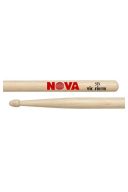 Drum Stick 5B: Vic Firth Nova: Hickory Wood Tip additional images 1 2