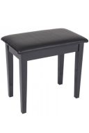 Kinsman Black Piano Stool / Bench With Storage additional images 1 1