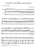Concerto For Horn And Strings. Transcribed For Horn & Piano  (S&B) additional images 1 2