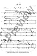 Visions Vocal Score Solo Violin, Upper-voice Choir, Harp, & Strings/organ (OUP) additional images 1 2