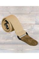 Leathergraft Guitar Strap - Canvas - Suede Ends (Various Colours) additional images 1 1
