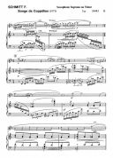 Song De Coppelius: Tenor Saxophone & Piano (Lemoine) additional images 1 2