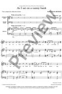 As I sat on a sunny bank: SATB and organ(OUP) additional images 1 2