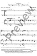 Piping down the valleys wild: SATB & piano with optional bass & drum kit (OUP) additional images 1 2