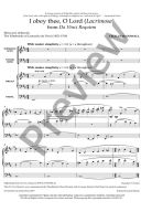 I obey thee, O Lord (Lacrimosa): SATB (with divisions) & piano/organ (OUP) additional images 1 2