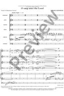 O sing unto the Lord: SATB (with divisions) & organ(OUP) additional images 1 2