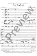 As a shepherd: SATB & organ/horns, harp, strings: Vocal score (OUP) additional images 1 2