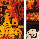 TGI Guitar Strap - Tribal Mask Copper additional images 1 2
