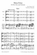 Mass In Bb Major D 324 [Op. Post. 141: Vocal Score (Breitkopf) additional images 1 2