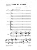 Messe De Requiem Opus 54 - Pour Chant Et Piano: Vocal Score additional images 1 2