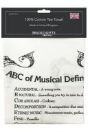 Tea Towel - ABC Of Musical Definitions additional images 1 1