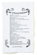 Tea Towel - ABC Of Musical Definitions additional images 1 2
