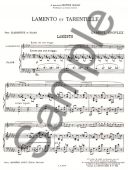 Lamento Et Tarantelle: Clarinet & Piano (Leduc) additional images 1 2