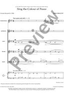 Sing The Colour Of Peace: Tenor Solo And SATB [with Divisions] Unaccompanied (OUP) additional images 1 2