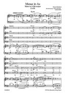 Missa In A-flat Major D 678: Vocal Score (Barenreiter) additional images 1 2