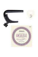 D'Addario Concert Ukulele Essentials Kit - Strings - Capo - Plectrums additional images 1 2