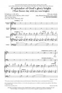 O Splendor Of God's Glory Bright (That Easter Day With Joy Was Bright): SATB & Organ additional images 1 2