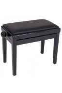 Kinsman Polished Black Piano Stool / Bench - Adjustable additional images 1 1