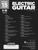 First 15 Lessons - Electric Guitar: Book & Audio Download additional images 1 2