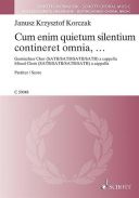 Cum Enim Quietum Silentium Contineret Omnia: Mixed Choir (SATB) (Schott) additional images 1 1