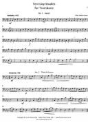 10 Easy Studies For Trombone Bass Clef (Forton) additional images 1 2