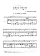 Three Pieces For Clarinet And Piano (OUP) additional images 1 2