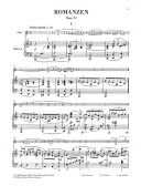 3 Romances Op.94: Oboe & Piano (Henle) additional images 1 2