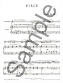 Piece For Flute Or Oboe Or Violin And Piano (Leduc) additional images 1 3
