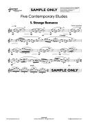 Five Contemporary Etudes For Solo Saxophone (Lopez Real) additional images 2 3