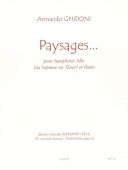 Paysages For Alto (or Soprano, Or Tenor) Saxophone And Piano (Leduc) additional images 1 1