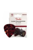 Fender Classic Celluloid 451 Pickpacks Shell Medium (12 Pack) additional images 1 2