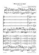 Mass C Major: Sparrow Mass: Kv220 Vocal Score (Barenreiter) additional images 1 2