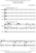 Come, my Way for SATB and organ additional images 1 2