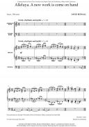 Alleluya. A new work is come on hand for SATB & organ additional images 1 2