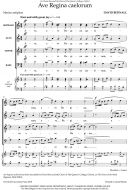 Ave Regina caelorum for SATB (with divisions) unaccompan additional images 1 2