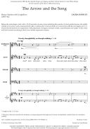 The Arrow And The Song For Alto Solo And SSATB Unaccompanied (OUP) additional images 1 2