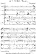 As the rain hides the stars for SATB unaccompanied additional images 1 2