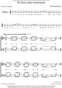 Te lucis ante terminum for tenor solo and SATB unaccompanied additional images 1 2