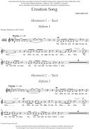 Creation Song Vocal Score SATB & Organ (OUP) additional images 3 1