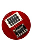 Flight Pioneer Cherry Red Electric Tenor Ukulele additional images 2 1