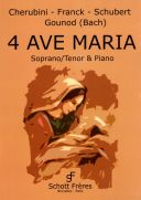 4 Famous Ave Maria (Bach Caccini, Schubert & Gounod) Vocal & Piano additional images 1 1