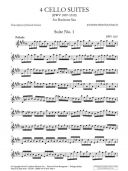 4 Cello Suites (BWV 1007-1010)  For Baritone Saxophone additional images 1 2